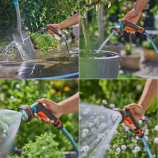 Gardena daudzfunkcionālā duša Classic ar apturēšanas savienotājuzmavu
