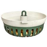 Barotava lapu sēklu bumbiņām/dzirdinātājs Essential feeder bowl leaf green 16 cm