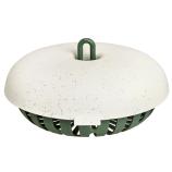 Barotava lapu sēklu bumbiņām/dzirdinātājs Essential feeder bowl leaf green 16 cm