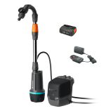 Gardena akumulatora darbināms sūknis mucai 2400 ComfAuto 18V P4A komplekts