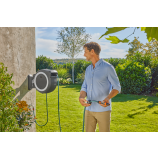 Gardena PowerRoll XL sienas turētājs 35 m garai šļūtenei, balts – bez akumulatora