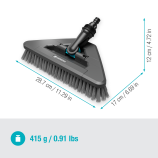 Gardena Cleansystem mīksta rokas suka „Flex“, jutīgu virsmu tīrīšanai