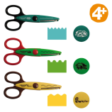 Fiskars „Kidzors“ šķēru komplekts, 3 gab., „Mitrāju dzīvnieki“ 1003845