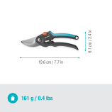 Gardena dārza šķēres PremiumCut Flex, ar diviem asmeņiem, dārza šķēres, zaļajiem zariem, 24 mm