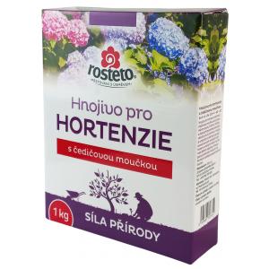 Rosteto mēslojums ar bazalta miltiem hortenzijām