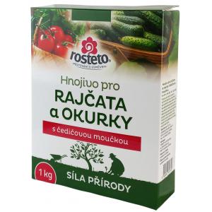 Rosteto mēslojums ar bazalta miltiem tomātiem un gurķiem