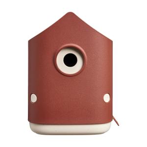 Putnu būrītis „Cosy bird house“ toskāņu sarkanā krāsā, 18 cm