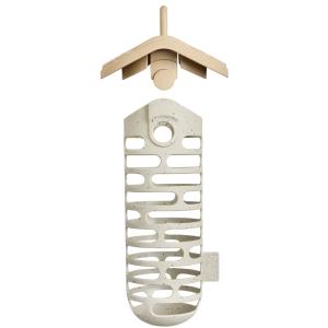 Cosy suet ball feeder sēņu formas barotava, smilškrāsā, 10 cm
