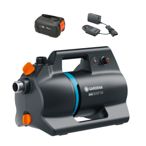Gardena akumulatora dārza sūknis 3000 18V P4A komplekts