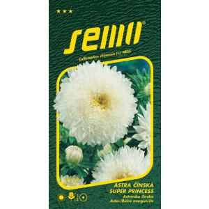 Sēklas Astra china Super princess white 0,5g