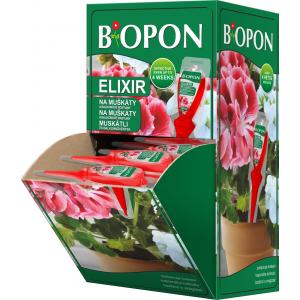 Bopon eliksīra barošana pelargonijām un balkona augiem
