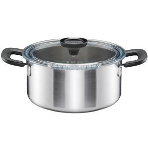 Fiskars Trauks ar vāku, 3,0 L / 20 cm, nerūsējošais tērauds 1072316