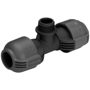 Gardena T-veida savienojums 25 mm x ārējais vītne 3/4"