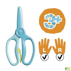 Fiskars mācību šķēres, tirkīza 3+ 1064068